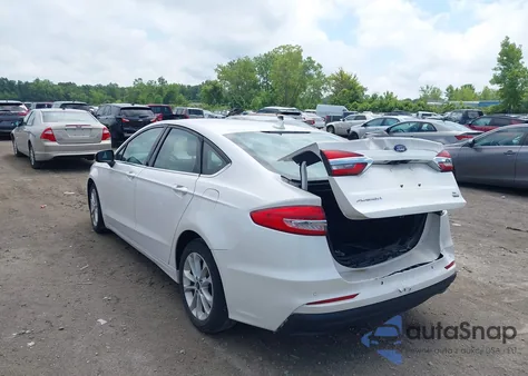 2020 Ford Fusion Hybrid Se from USA, damaged, VIN 3FA6P0LU2LR185926